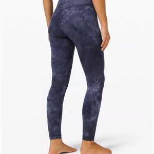 Navy Diamond Dye Lululemon Wunder train